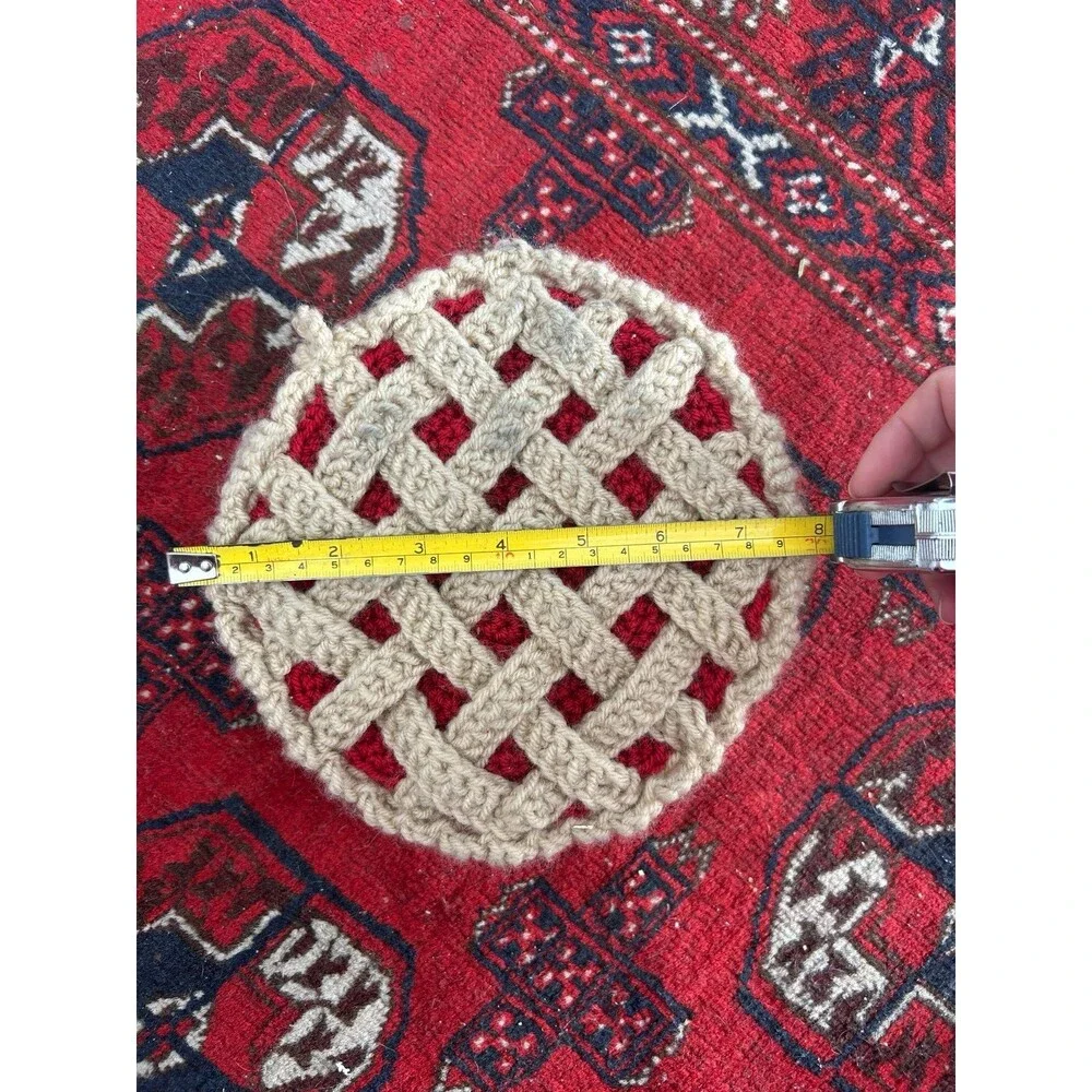 Handmade Crocheted Pie Potholders